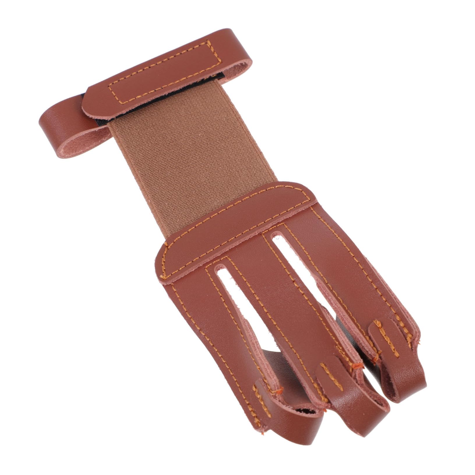 CORHAD Finger Glove for Men 3 Finger Glove Tab Longbow Protective Gear for Shooting Comfortable