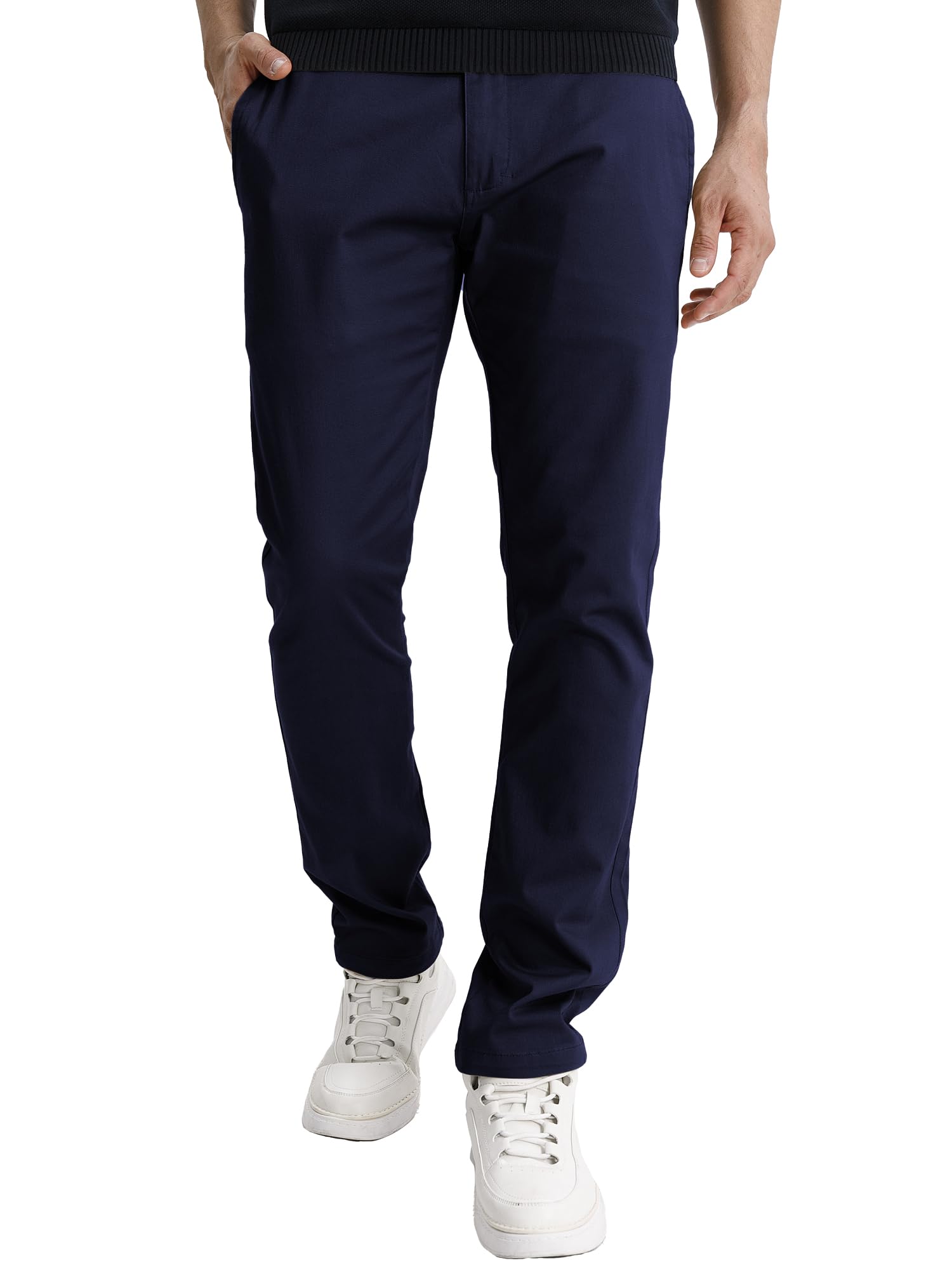 Match Men's Slim Fit Stretchy Casual Pants
