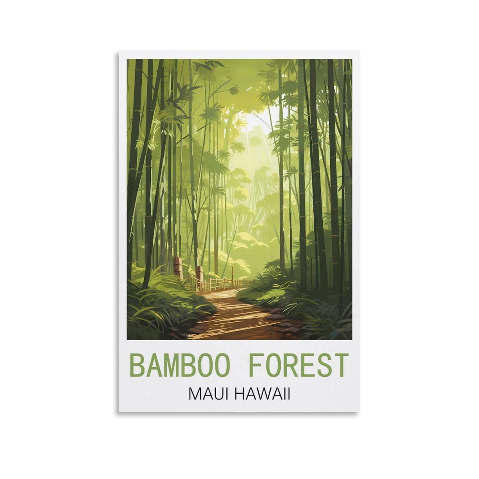 EZMLFA 5D Diamond Art Kits for Beginner,Bamboo Forest Maui Hawaiis,Diamond Art House DIY Diamond Art Kits for Home Wall Decor 30x40cm