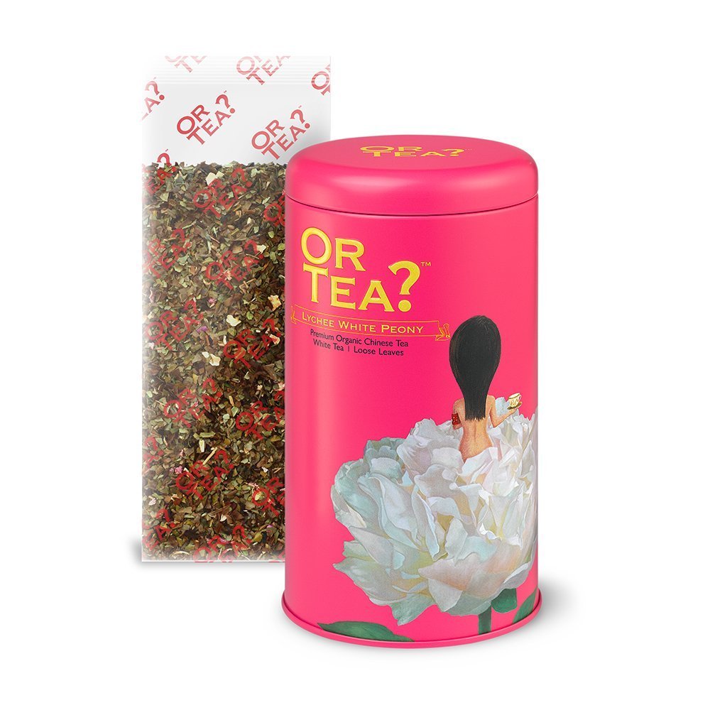 Or Tea Organic Lychee White Peony Tin Canister