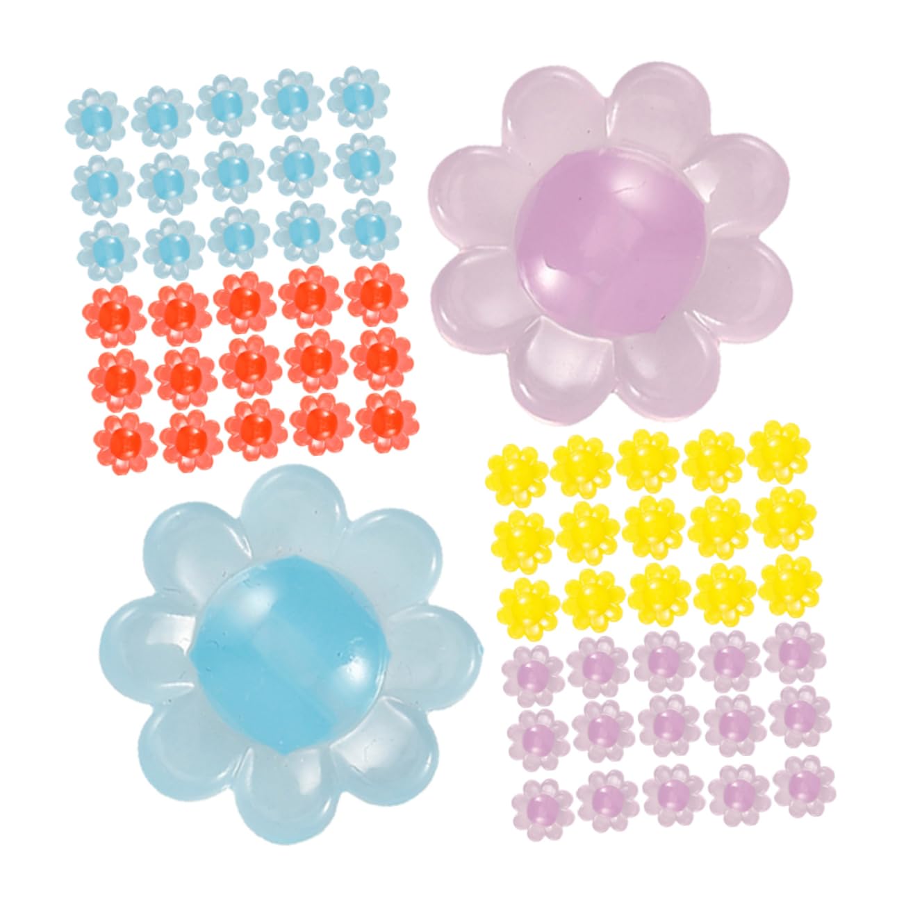 ibasenice 100pcs Bike Spoke Beads Bicycle Wheel Decorations Easy Clip-on Spoke Beads Creative Durable Bike Accessories for Boys and Girls