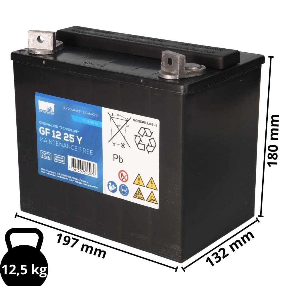 Akkusatz Für Scheuersaugmaschine Gansow CT15 2X 12V 28Ah Bleigel Zyklenfest - Maximale Leistung - Zuverlässigkeit - Effizienz - Reinigungsmaschinen