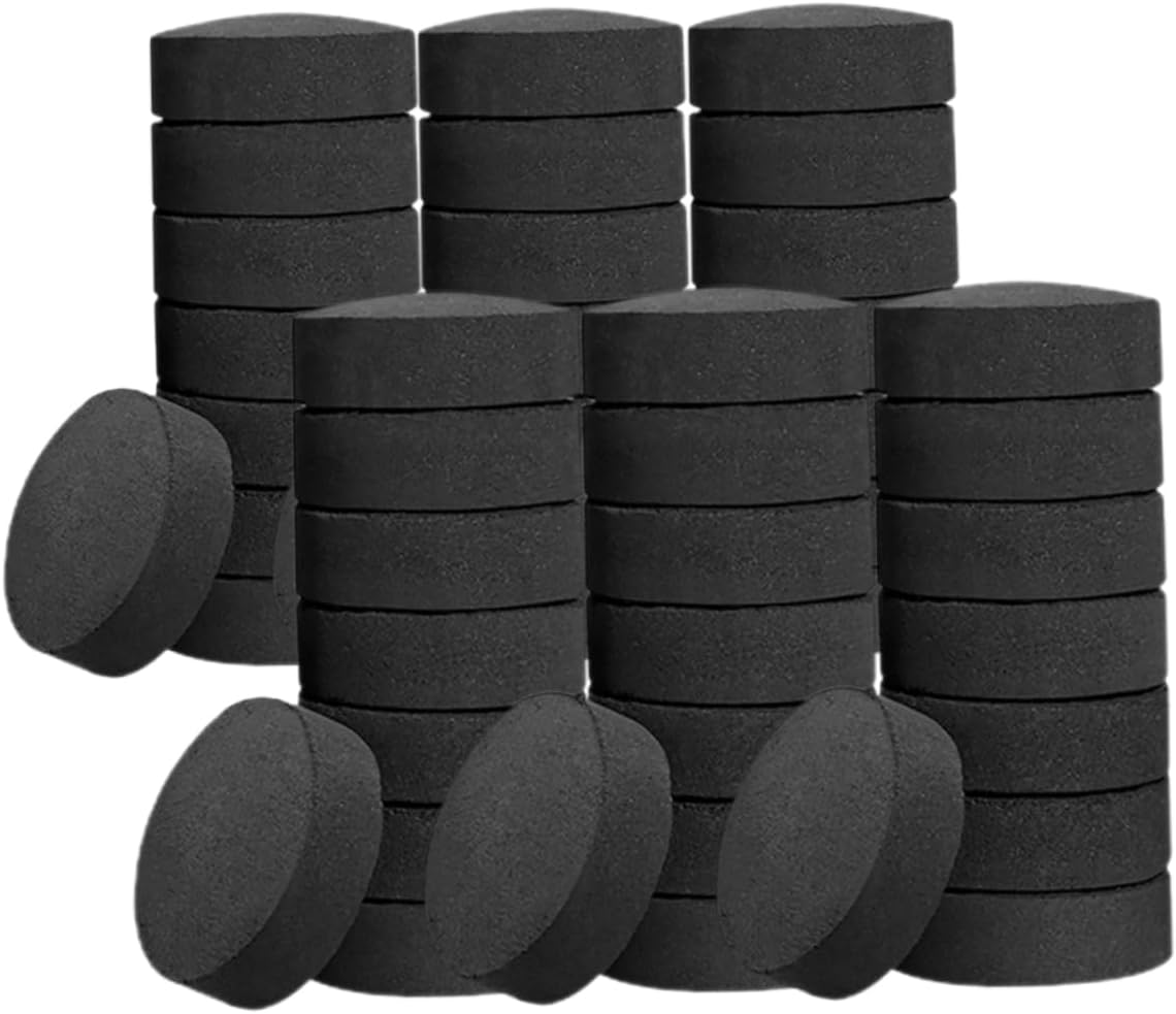 70Pcs Charcoal Tablets for Grilling Easy to Use Fire Charcoal for Camping BBQ Hot Pot and Outdoor Activities Quick Ignition Weather Resistant Convenient Charcoal for Home