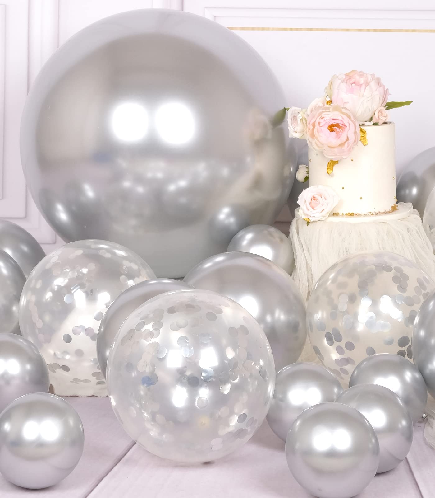 100 Palloncini Assortiti Per Feste – Lattice 10 Pollici Colori Metallizzati E Pastello – Per Archi E Decorazioni