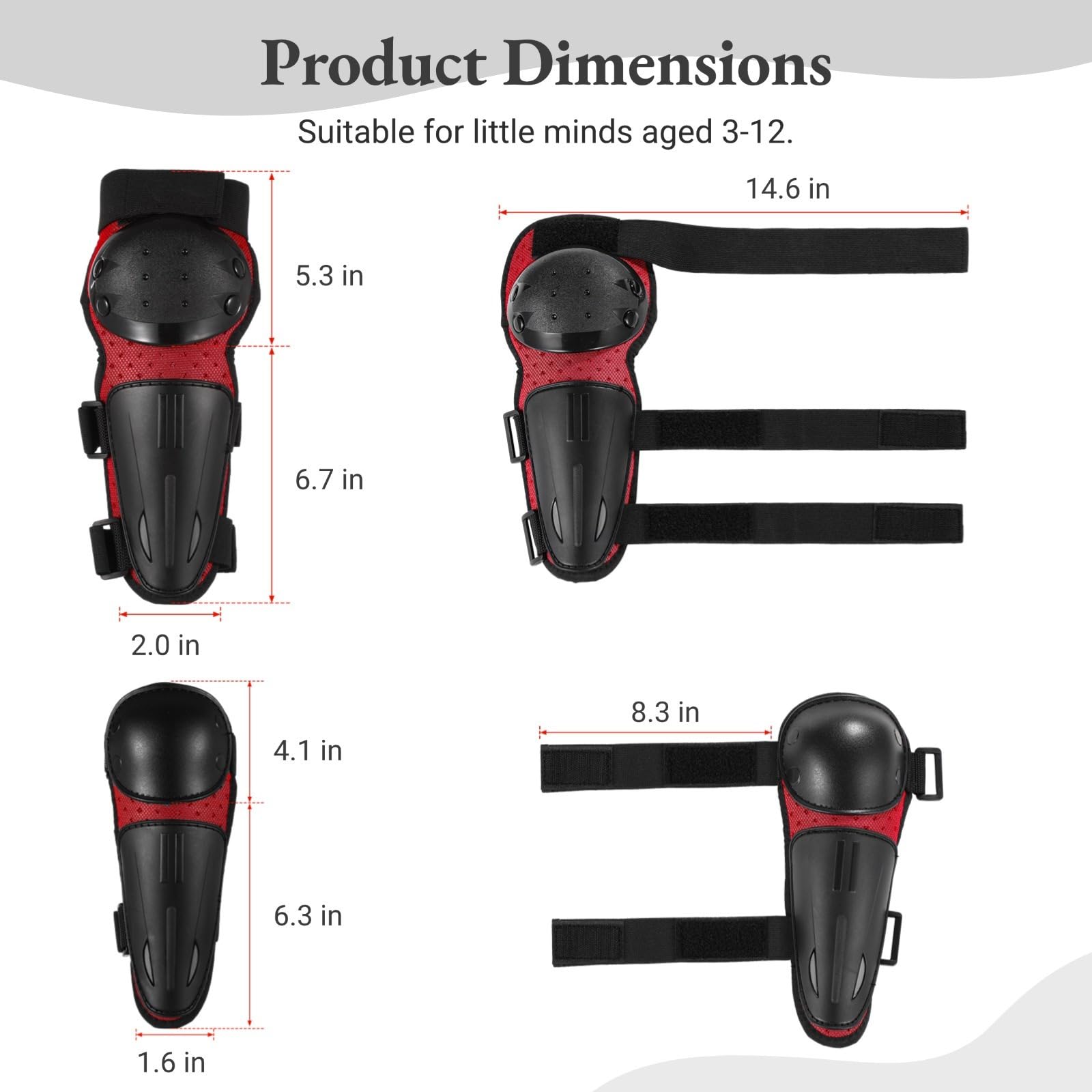 Rodilleras Y Coderas Para Niños Mmg | Cuotas Sin Interés