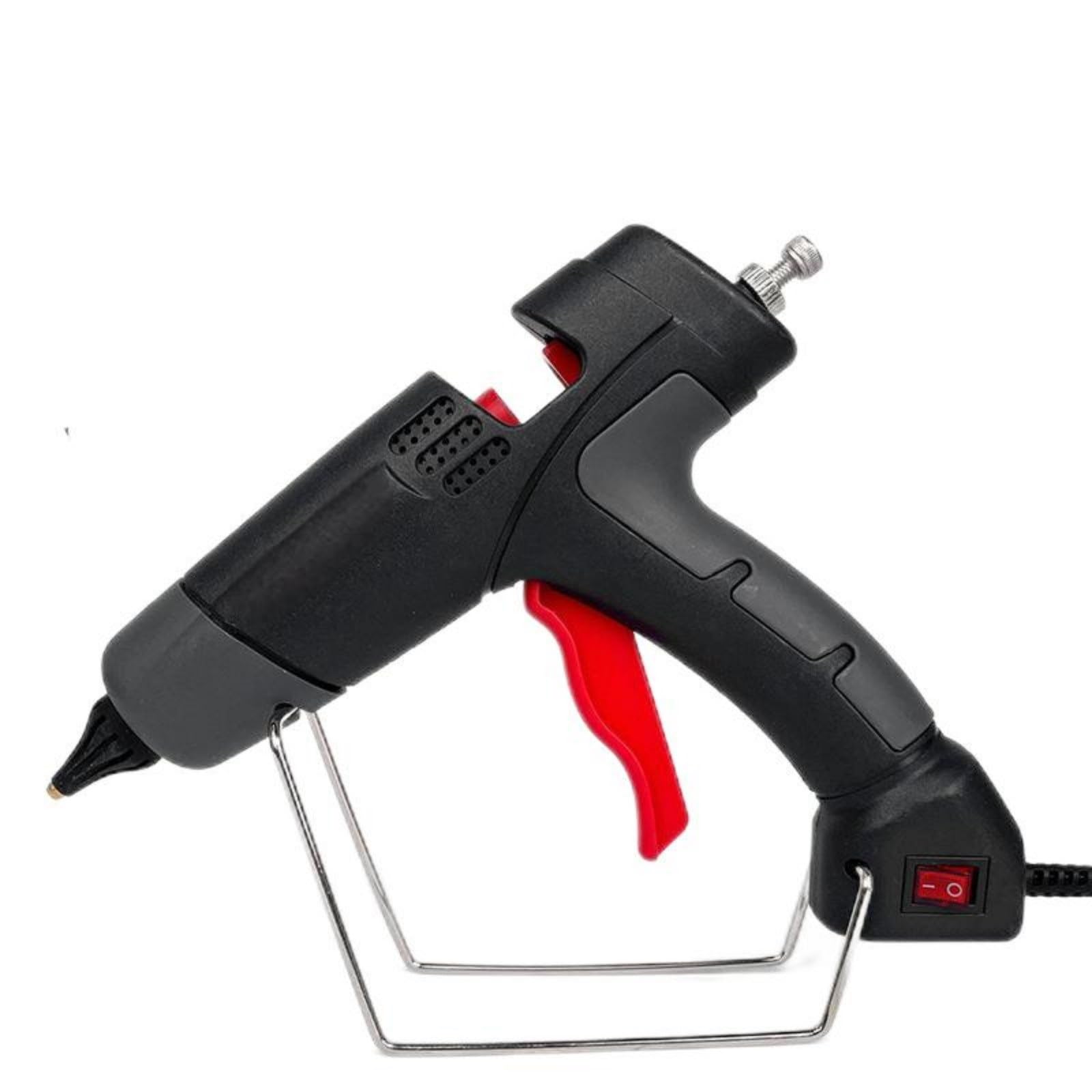 Pistola Silicona Caliente, Pistola de Silicona Profesional de 11 mm Flujo de Pegamento Ajustable, PTC, Calentamiento rápido. para Reparaciones(150w)