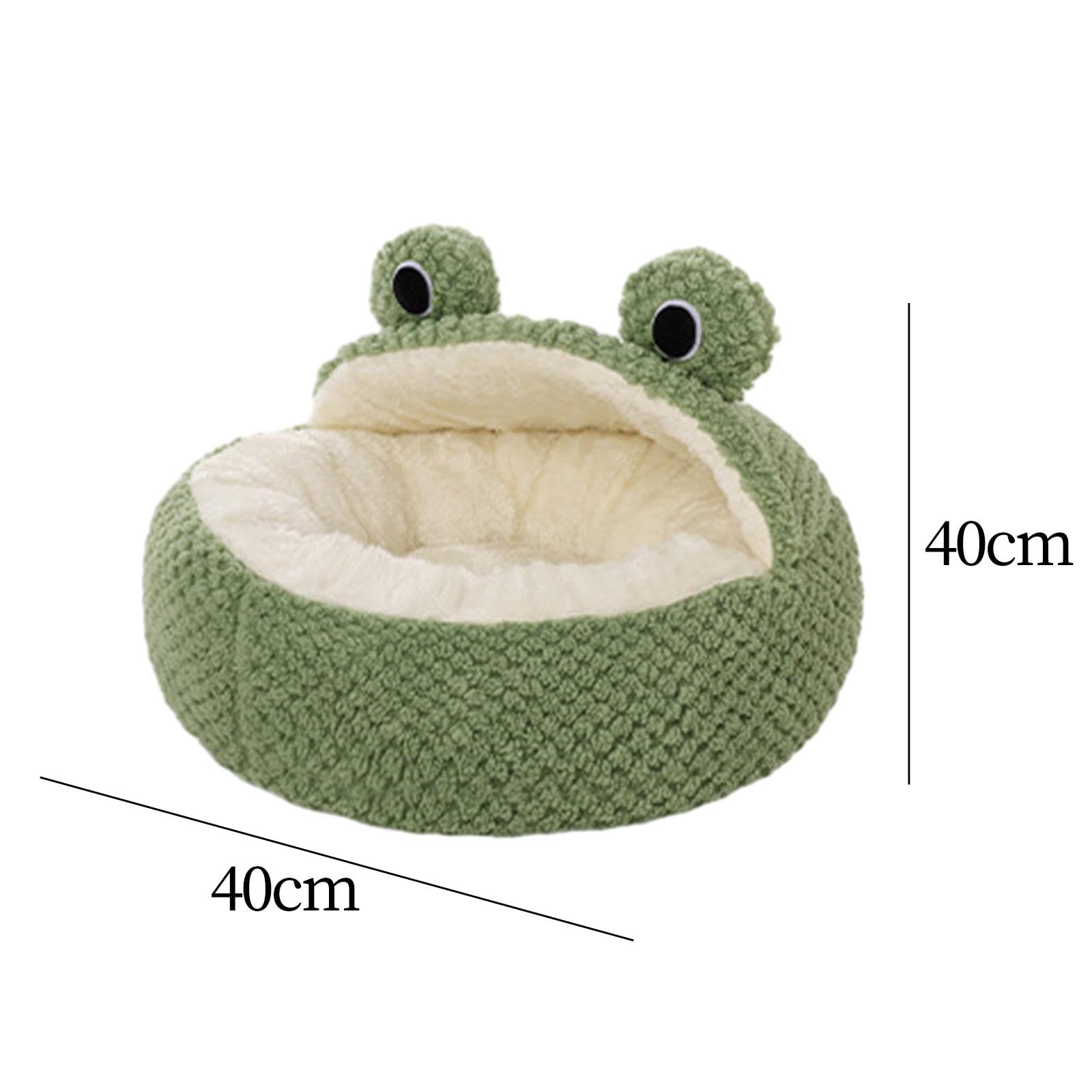 Amazon | 猫 ベッド ペットベッド 猫用ハウス カエルの形