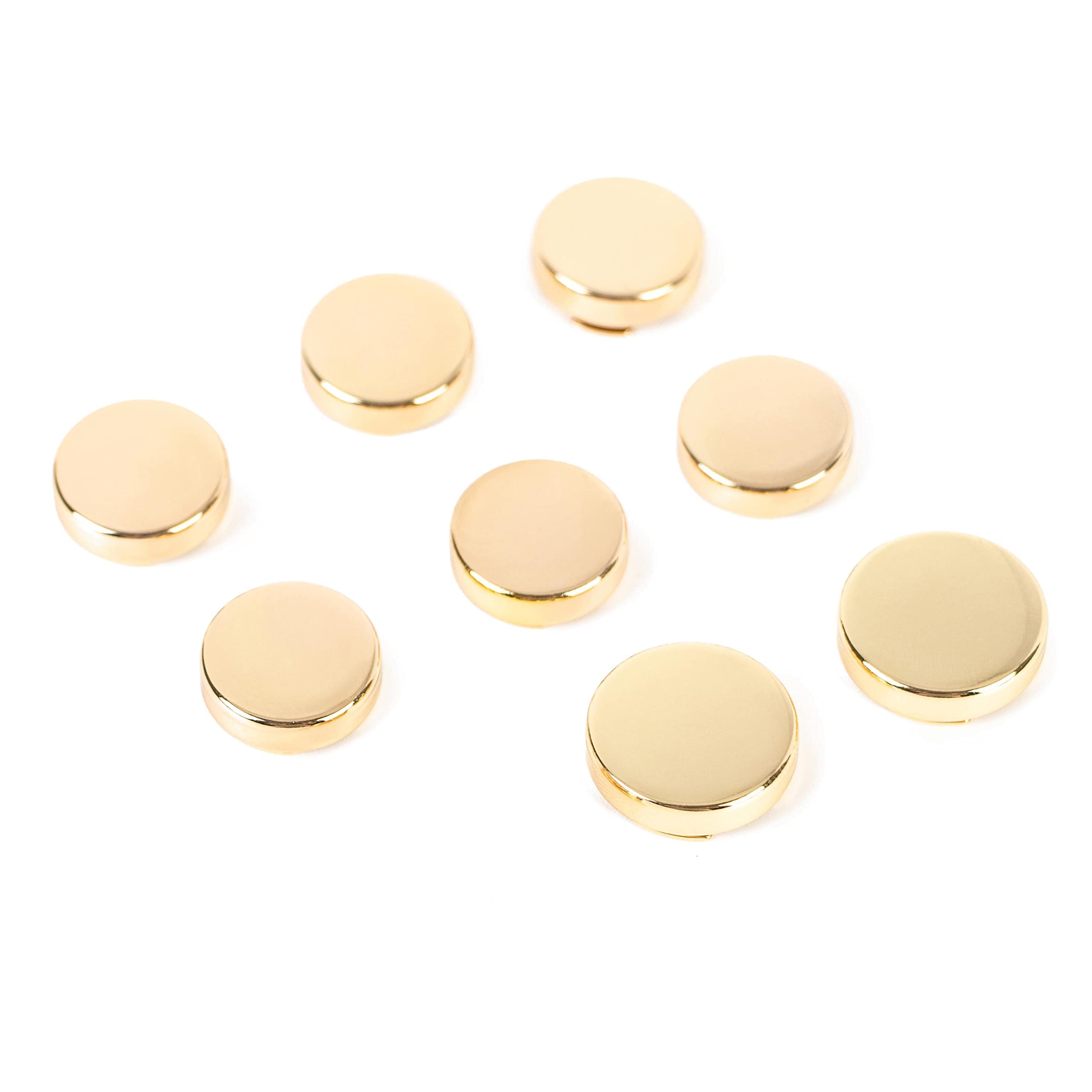 8Pcs Button Covers for Mens Shirts, Tuxedo Fake Studs