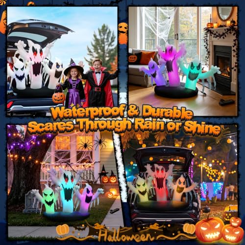 Inflatable Halloween Ghost Decorations DROPS TO - image 8