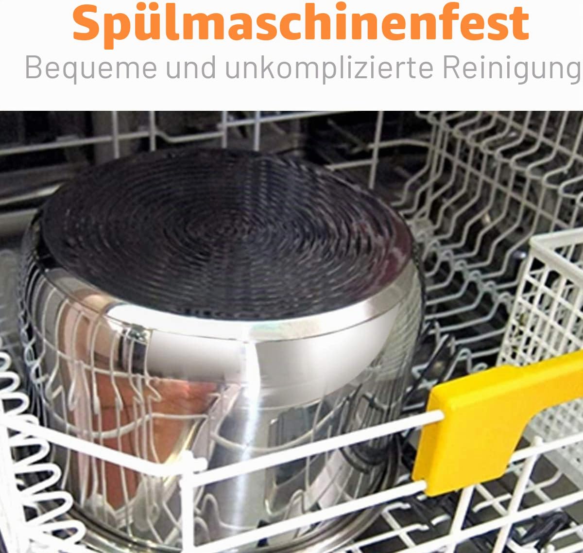 Goldlion Stainless Steel Inner Pot Compatible with Ninja Foodi 8 Quart Accessories Replacement Insert Liner