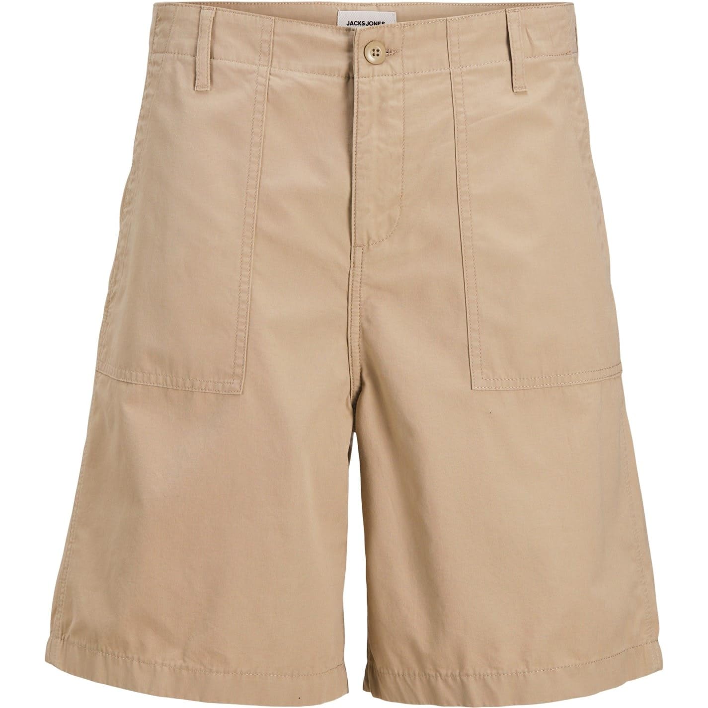 Jack And Jones Men's Beige  Karl Cargo Shorts in Size L, Sports Direct
