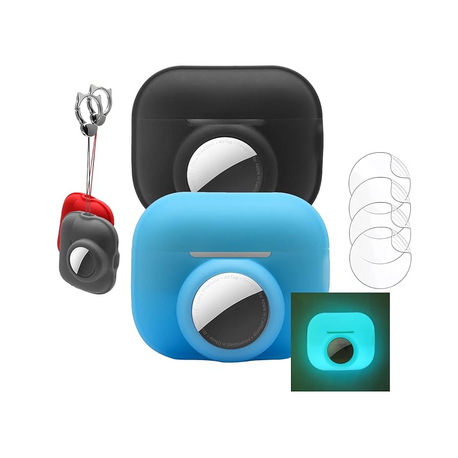 Amazon.com: [2 Pack] for Airpods pro 2 airtag case,2 in 1
