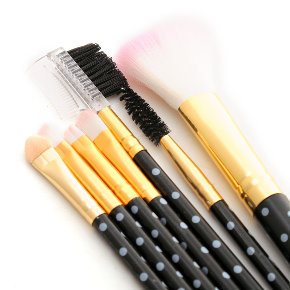 Foolzy BR-12I Professional Cosmetic Makeup Brushes Set Kit (7 Pieces)