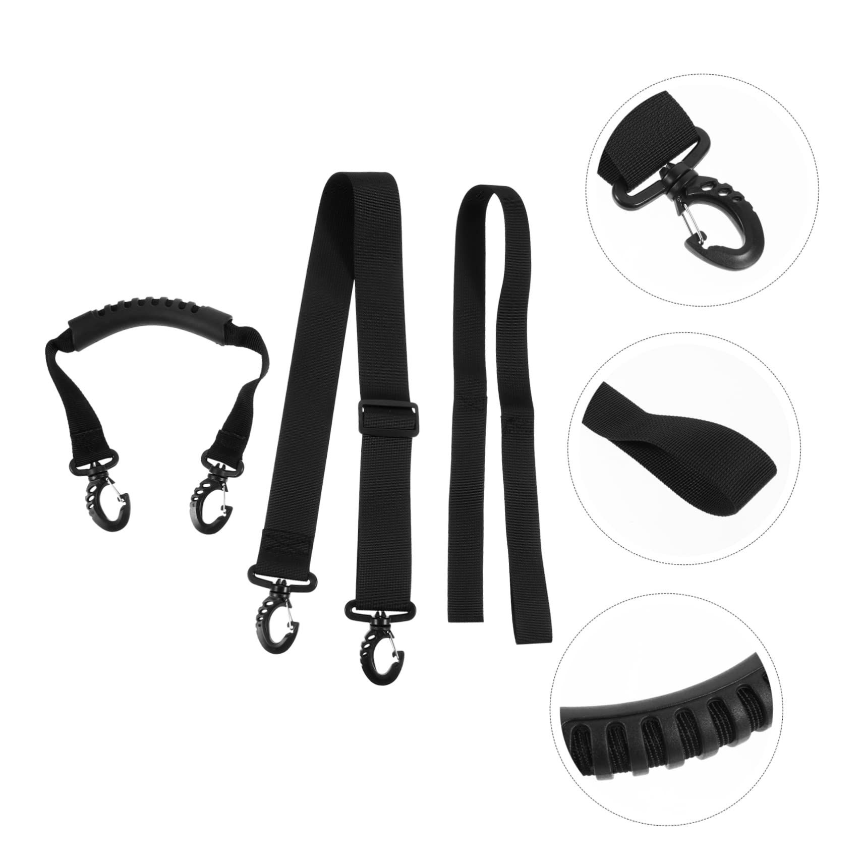 Balacoo 2sets Ski Boot Carrier Straps Shoulder Sling for Skiing Snowboard Boots Training Strap 3pcs*2