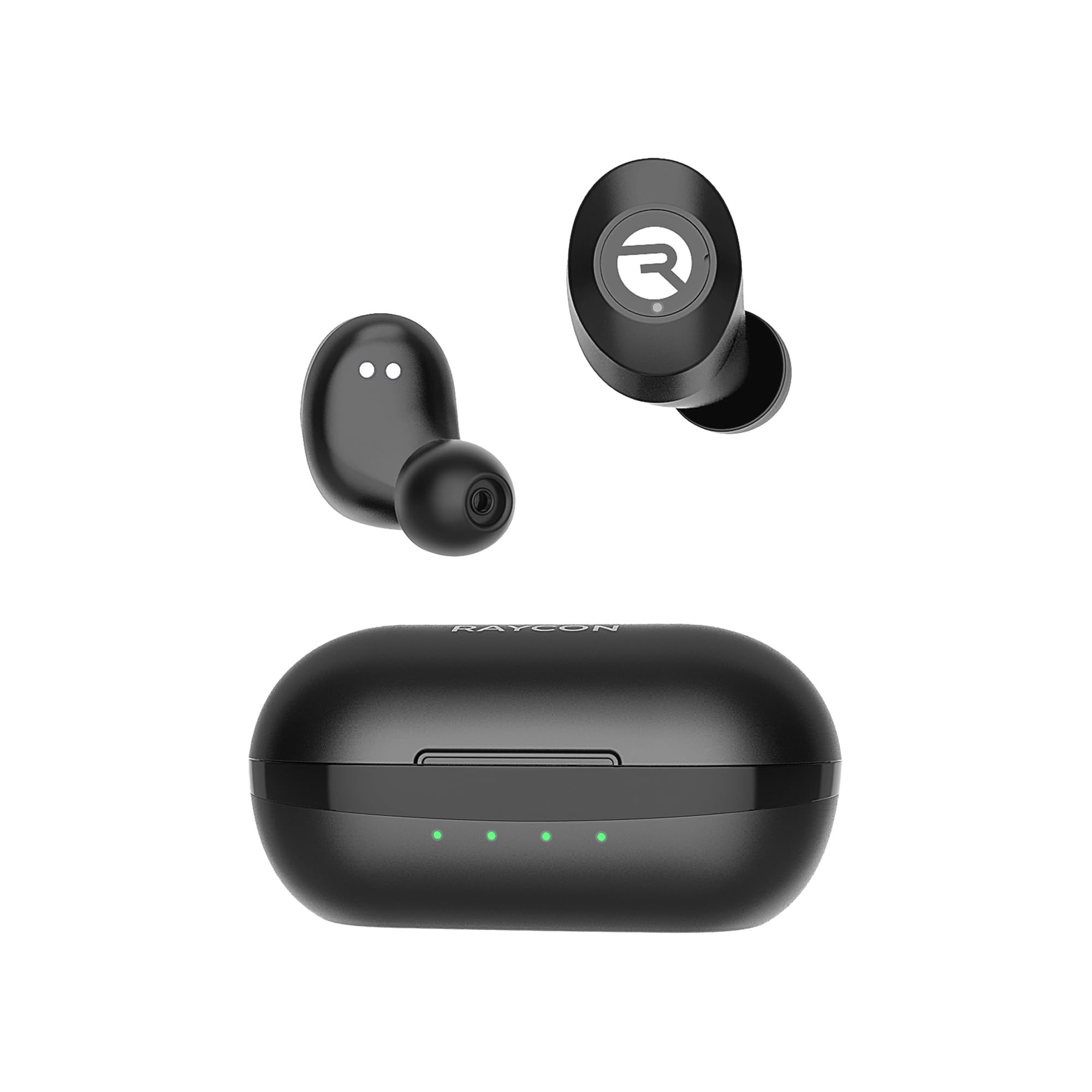 Raycon Everyday Earbuds Classic Bluetooth Wireless with Microphone - Stereo Sound, Active Noise Canceling, in-Ear Bluetooth Headset True Wireless Earbuds 32 Hours Playtime (Black)
