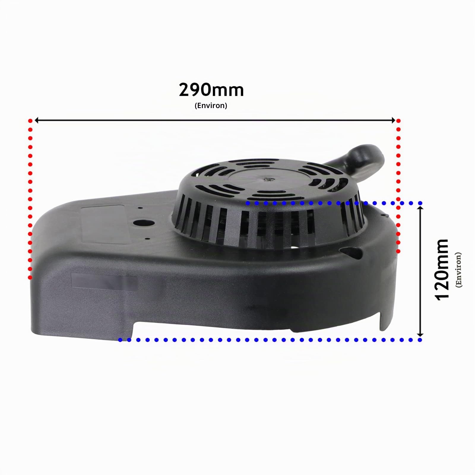 Spares2go Lanceur compatible avec moteur Mountfield 140 160 CC OHV RM45 RM55