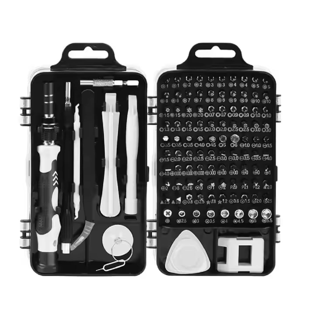 BLAGO 115-in-1 Precision Screwdriver Set – Magnetic Electronics Repair Tool Kit with Case for Laptop, PC, iPhone, Watch, Camera, Glasses, Game Console(MULTICOLOUR)
