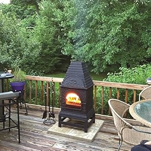 Theblueroostercasitagrillchimineaoutdoorfireplacewoodburningfirepitandpizzaoven Urban Country Home Decor The blue rooster casita grill chiminea outdoor fireplace wood burning firepit and pizza oven urban country home decor