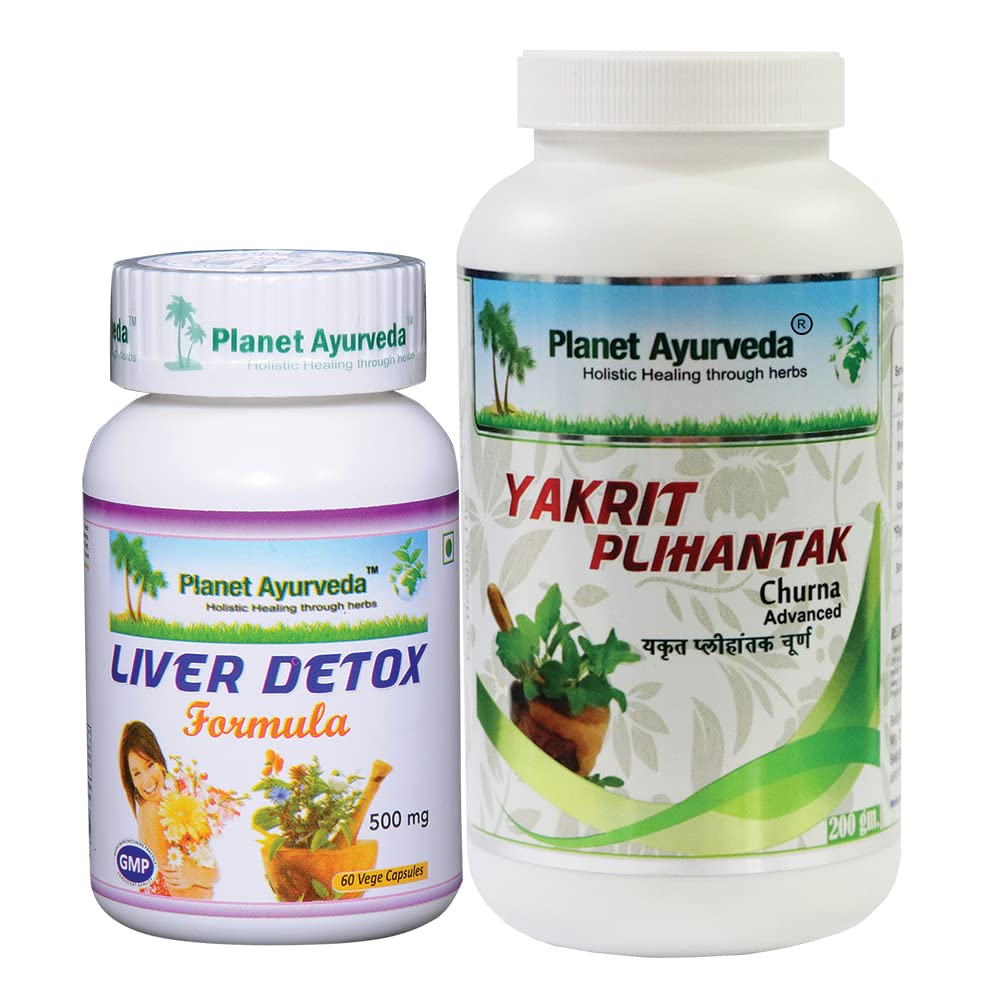 Planet Ayurveda Fatty Liver Support Pack, Yakrit Plihantak Churna, Liver Detox Formula, "Helpful in Fatty Liver Disease" (B0C5T7L154) Amazon Price History, Amazon Price Tracker