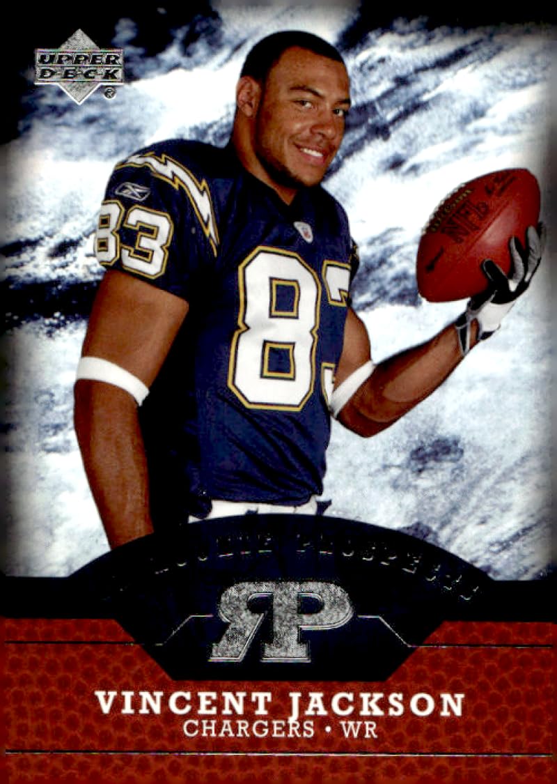 2005 Upper Deck Rookie Prospects #RP-VJ Vincent Jackson San Diego Football Card NM-MT