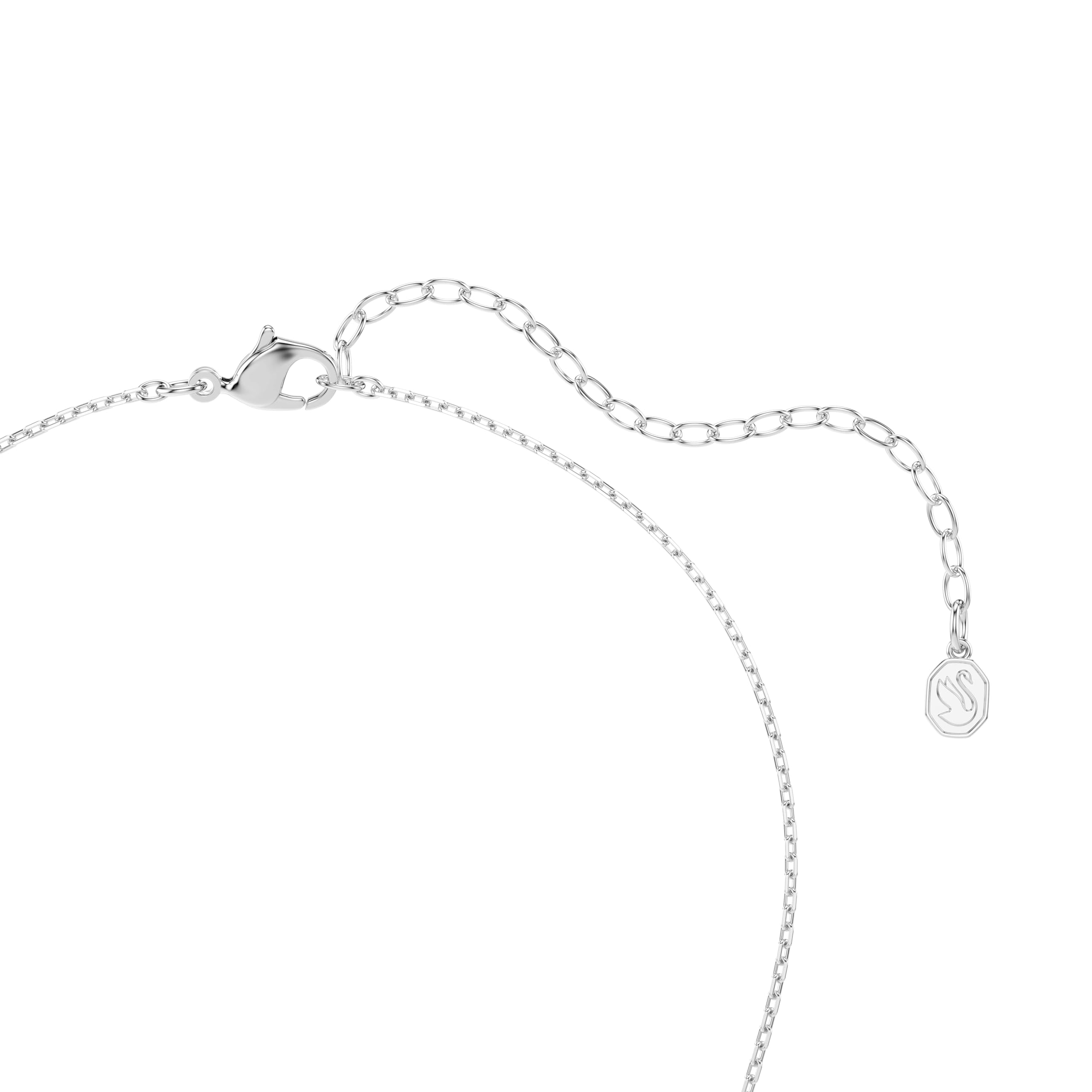 Swarovski Lifelong Collezione, Pavé, Fiocco, Bianco, Placcato rodio