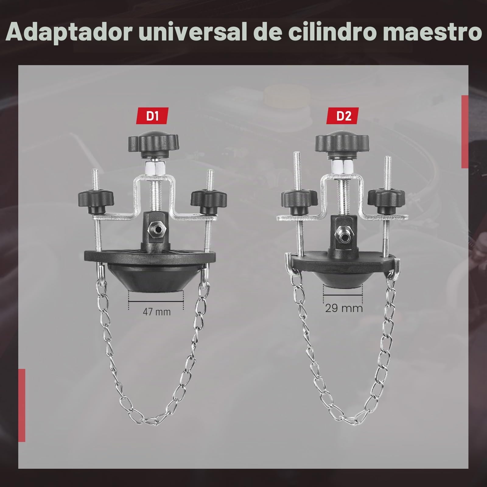 Adaptador de purga de frenos Kit de purga de cilindro maestro de frenos de 12 piezas con conector rápido japonés Kit de purga de frenos Compatible con la mayoría de los kits de purga de frenos