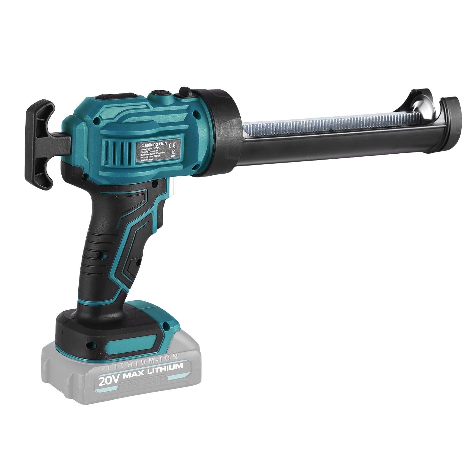 Bezprzewodowy Pistolet do Uszczelniania 20 V ze światłem LED. 4 Regulowane Prędkości Tłok z Automatycznym Cofaniem do Aplikacji Uszczelniacza (BLUE)