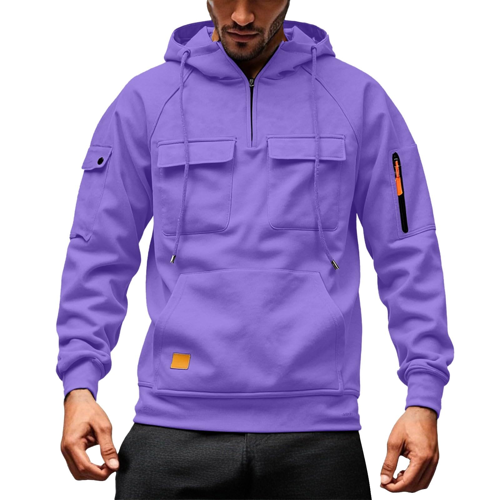 Sweatshirt décontracté pour les saisons fraîches fermeture éclair - 6