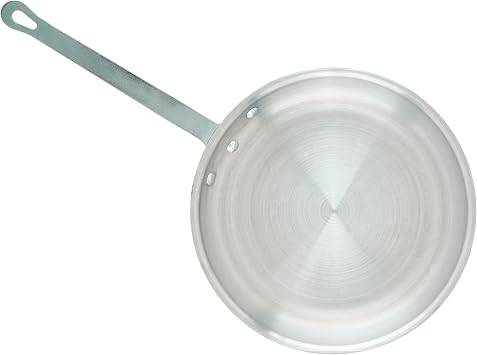 Winco Commercial-Grade Aluminium Fry Pan/Skillet, Natural Finish, 12