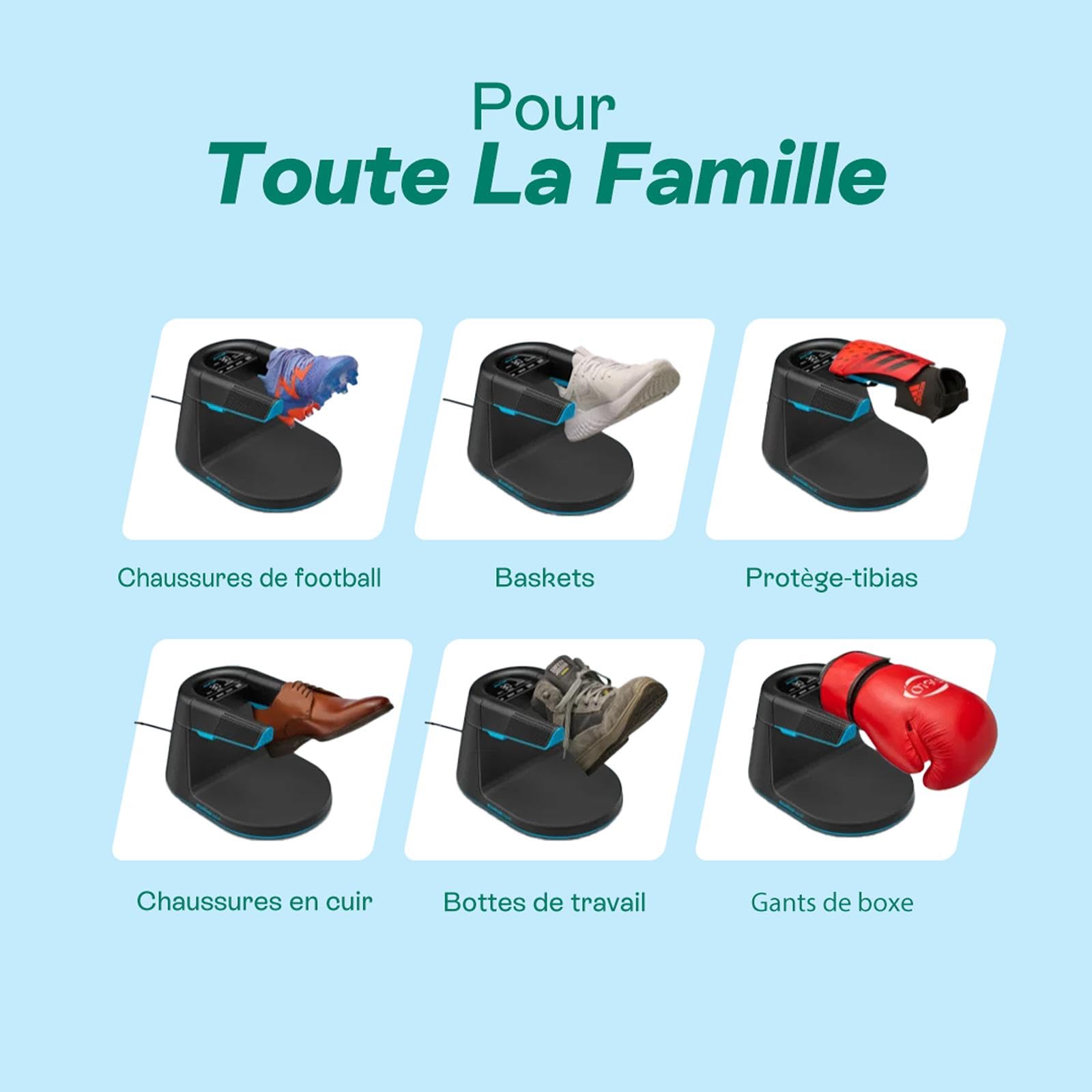 Shoefresh Seche Chaussure Electrique | Seche Bottes Electrique | Seche Chaussure De Ski/Seche Chaussure Ski/Sèche Chaussures Ski | Chauffe Chaussure | Sèche Bottes | Opod