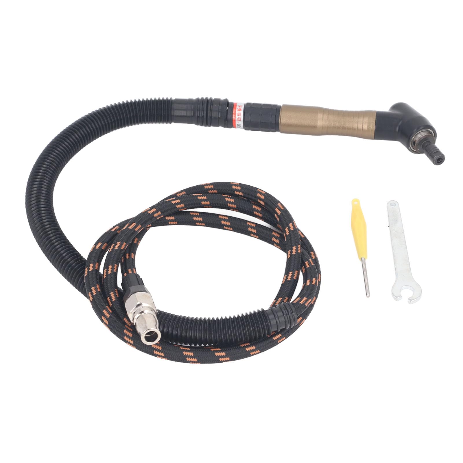 Eujgoov Kit de Amoladora Air Micro Die, Herramienta Neumática Liviana, Diseño de Codo de 23500 RPM para Pulir y Pulir