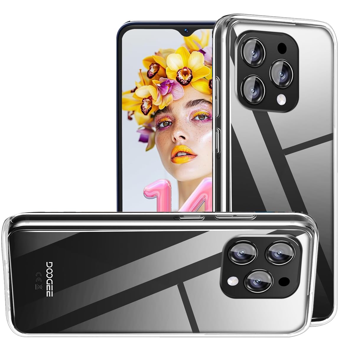 HuiYouMY Case Compatible with Doogee N55 / N55 Pro / N55 Plus Cover for Doogee N55 / N55 Pro / N55 Plus