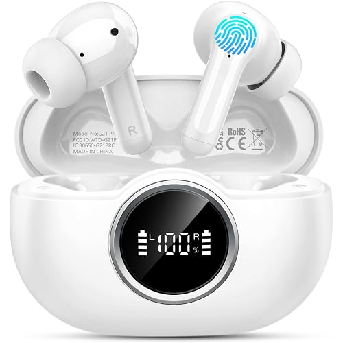 2026 Wireless Headphones Bluetooth 5.4 Earbuds, 48Hrs Stereo Bass Ear Buds