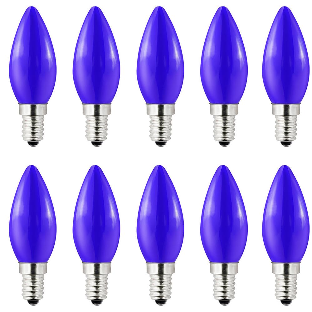 WULUN Bunte Glühbirnen E14 1W, E14 LED Bunt für außen, Licht