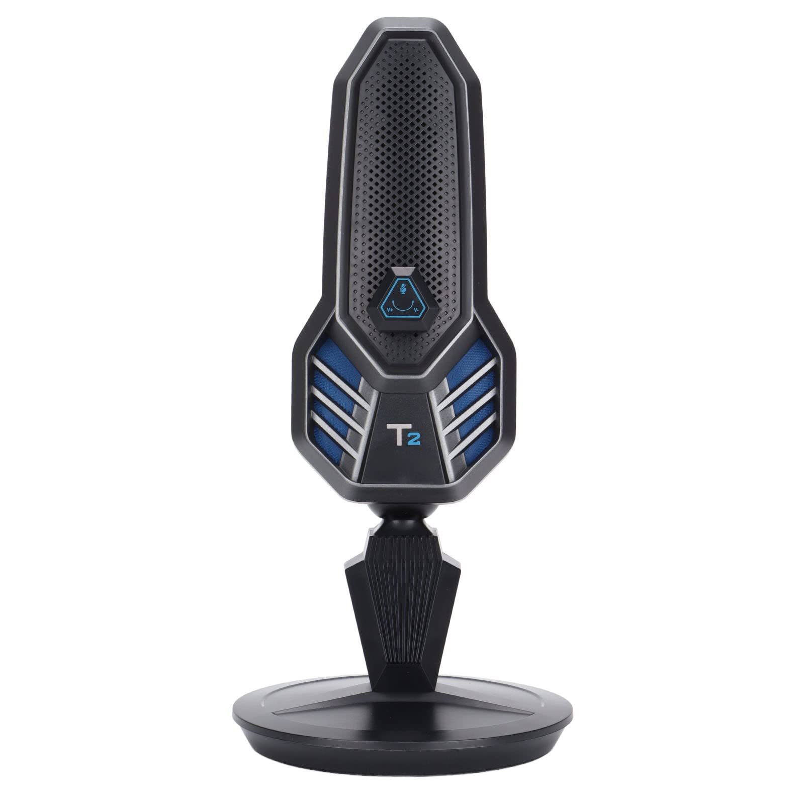 Mikrofon USB Ultra Czysty Dźwięk Pojemnościowy Mikrofon do Gier do śpiewania Podcastów, do Komputera Światło RGB ABS Pickup 9 Trybów, dla 10/8/7/Vista