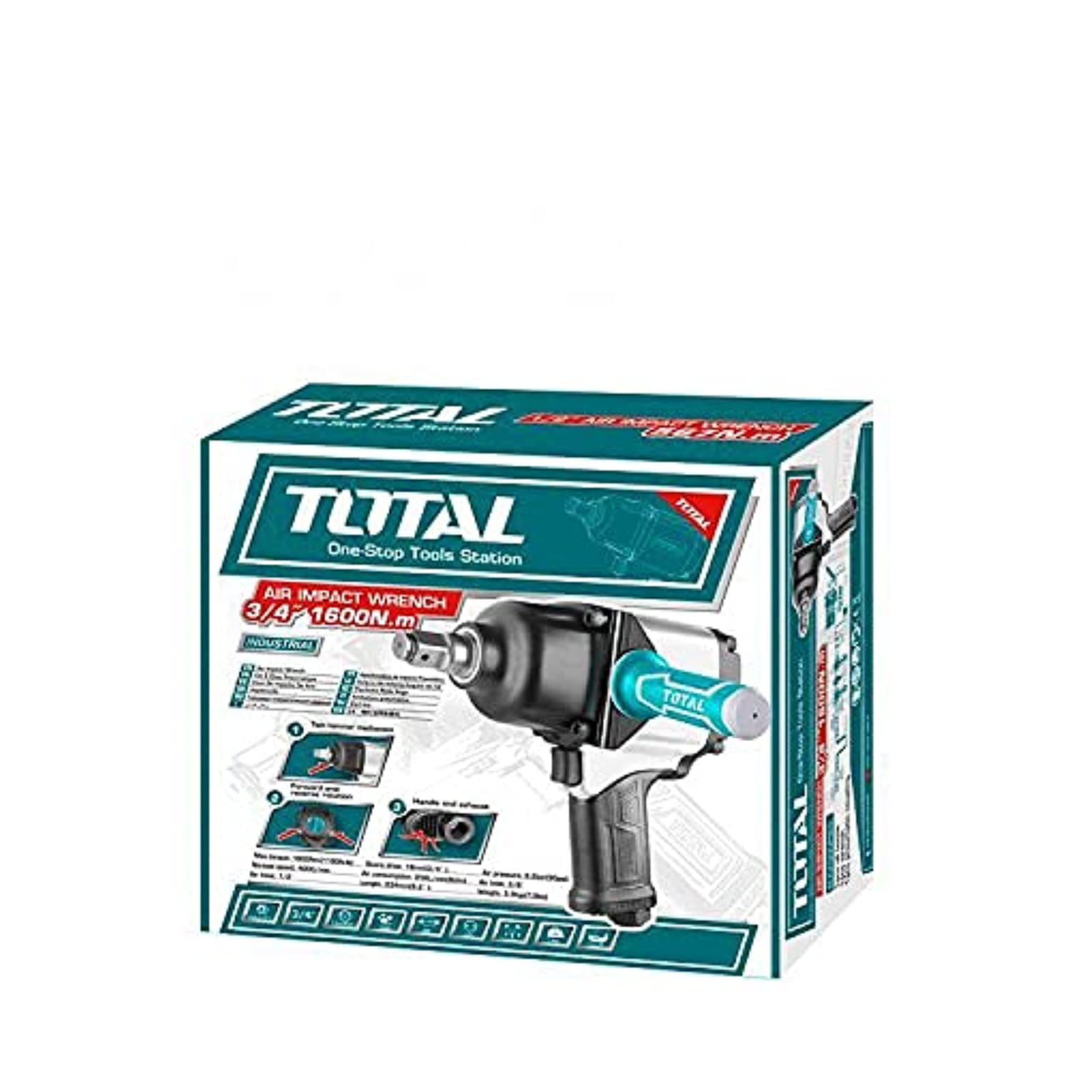 AIR IMPACT WRENCH 3/4 INCH TOTALTOOLS 