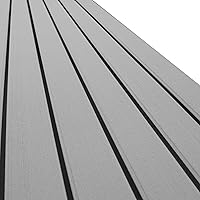 Vista 8 de HZshark Piso de lancha de espuma EVA autoadhesiva de 6mm antideslizante, alfombra marina de teca para lancha, almohadilla de cubierta de espuma