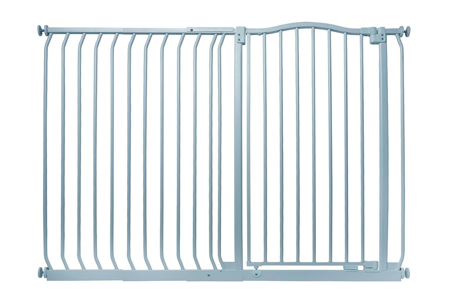 Safetots Extra Tall Curved Top Safety Gate, 116cm - 125cm, Matt Black, Extra Tall 100cm in Height, Pressure Fit Stair Gate, Baby Gate for Doors Hallways and Spaces, Safety Barrier, Easy Installation — view 55
