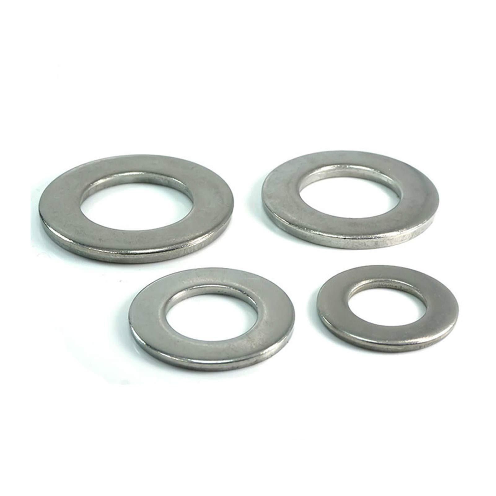 SBTRKT 5-100 Arandelas Planas, Arandelas de Metal, Arandelas de Acero Inoxidable, Arandelas Generales M2/M2.5/M3/M4/M5/M6/M8/M10/M12/M14/M16/M18/M20/M24/M27/M30/M33 /M36 (Color : M18(20PCS))
