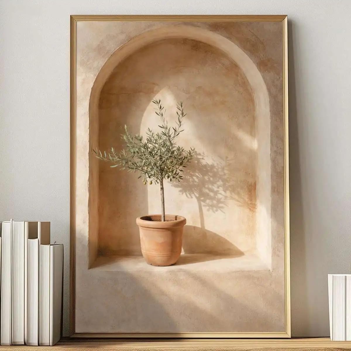GOSRD Canvas Painting Prints Featuring Olive Tree Artwork Style for Wall Decoration Canvas Arts Office Home interior Decoration(70x100CM/Frameless)