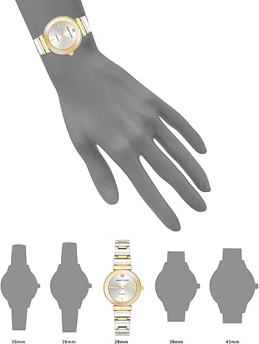 Miniatura 9 de Anne Klein - Reloj de pulsera para mujer con marcador de diamante auténtico