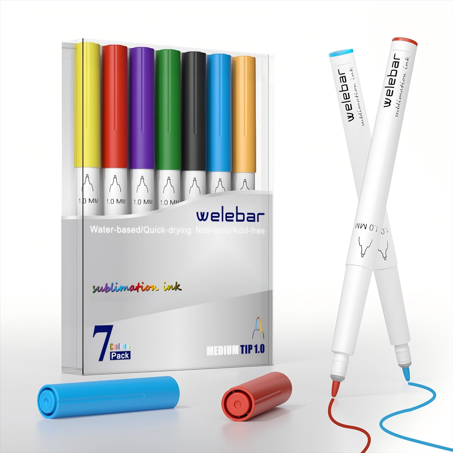 1.0 Tip Infusible Pens Compatible with Cricut Maker 3/Maker 4/Maker/Explore 3/4/Air 2/Air…