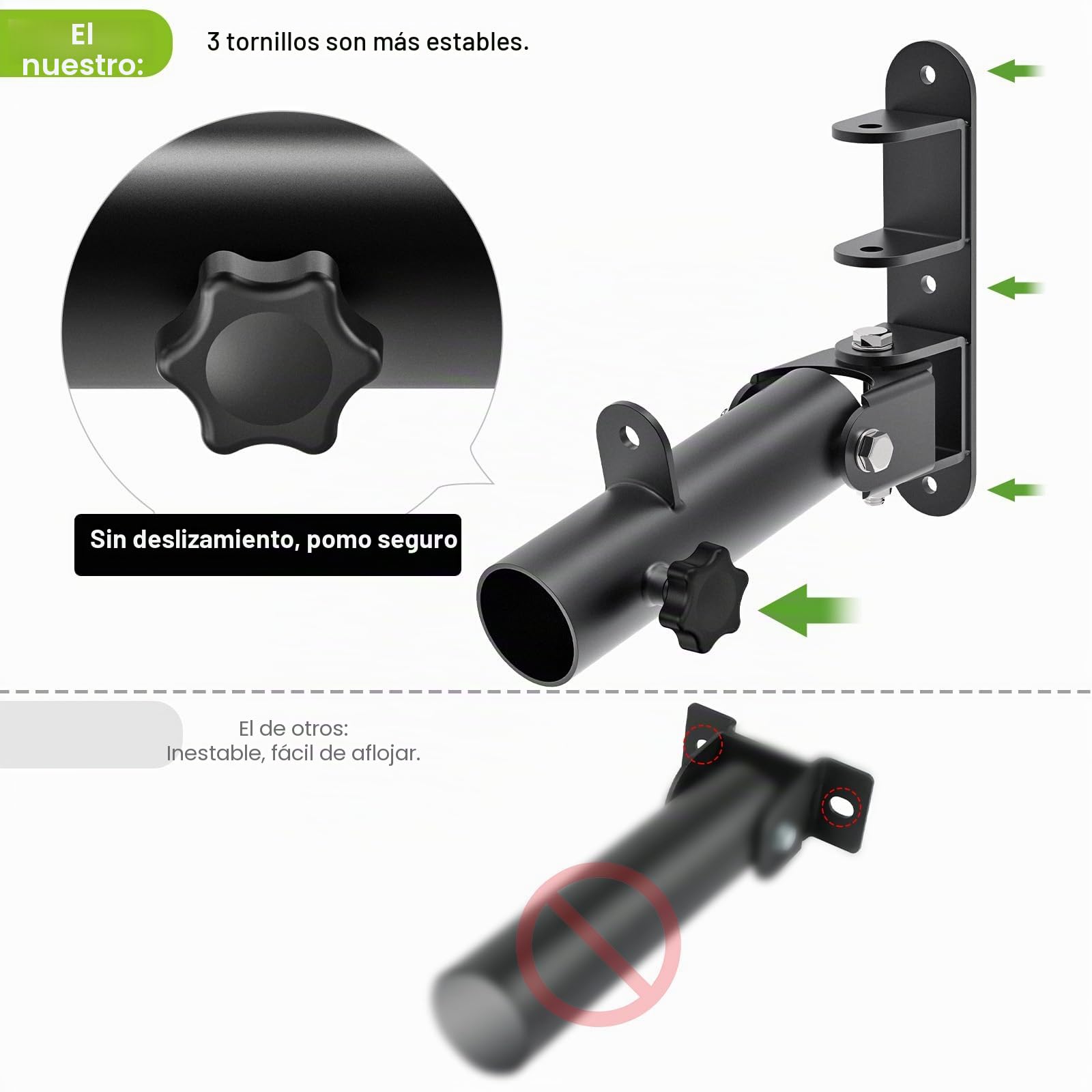 Kipika Accesorio de Pared para Barras olímpicas, Accesorio de Mango de Mina terrestre en V para Barra de Barras, Accesorio de Mango de Mina terrestre de Prensa vikinga, Ideal para Entrenamientos de