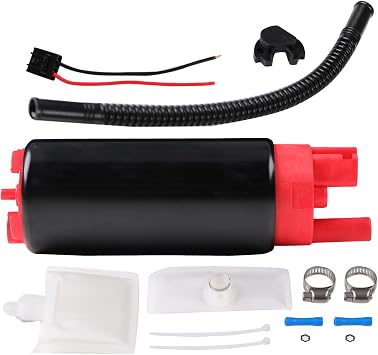 High Pressure 13.5V Electric Fuel Pump, 90 GPH 43-90 PSI High Flow Fuel Pump Replaces Walbro GSS342, compatible with E8229 E2068 E8213 EFP382A, for EFI Gasoline Engines