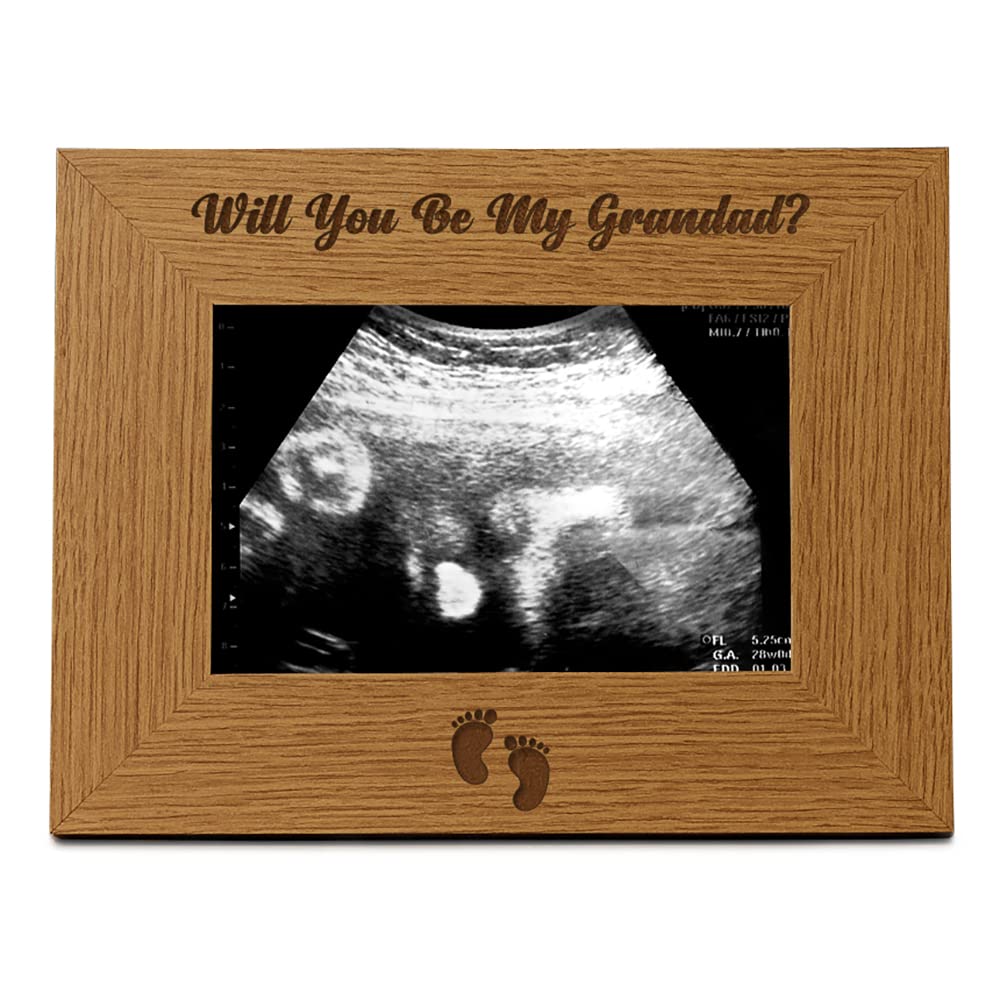 Ukgiftstoreonline Will You Be My Grandad Baby Scan Photo Frame