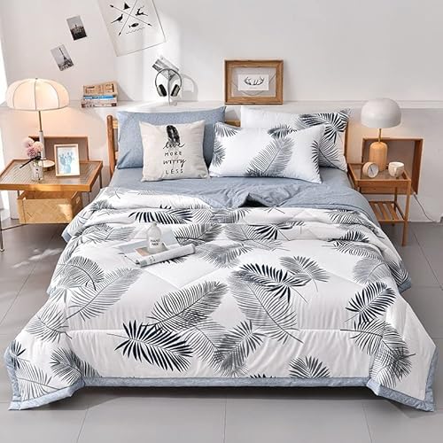 Couette d'ete 140x200/220x230 imprimé ultra legere Couverture Fraîche, Couette en Microfibre Légère Couette, Douce Couverture, Légère Et Respirante, Lavable en Machine ( Color : T , Size : 200X230CM ) Cover