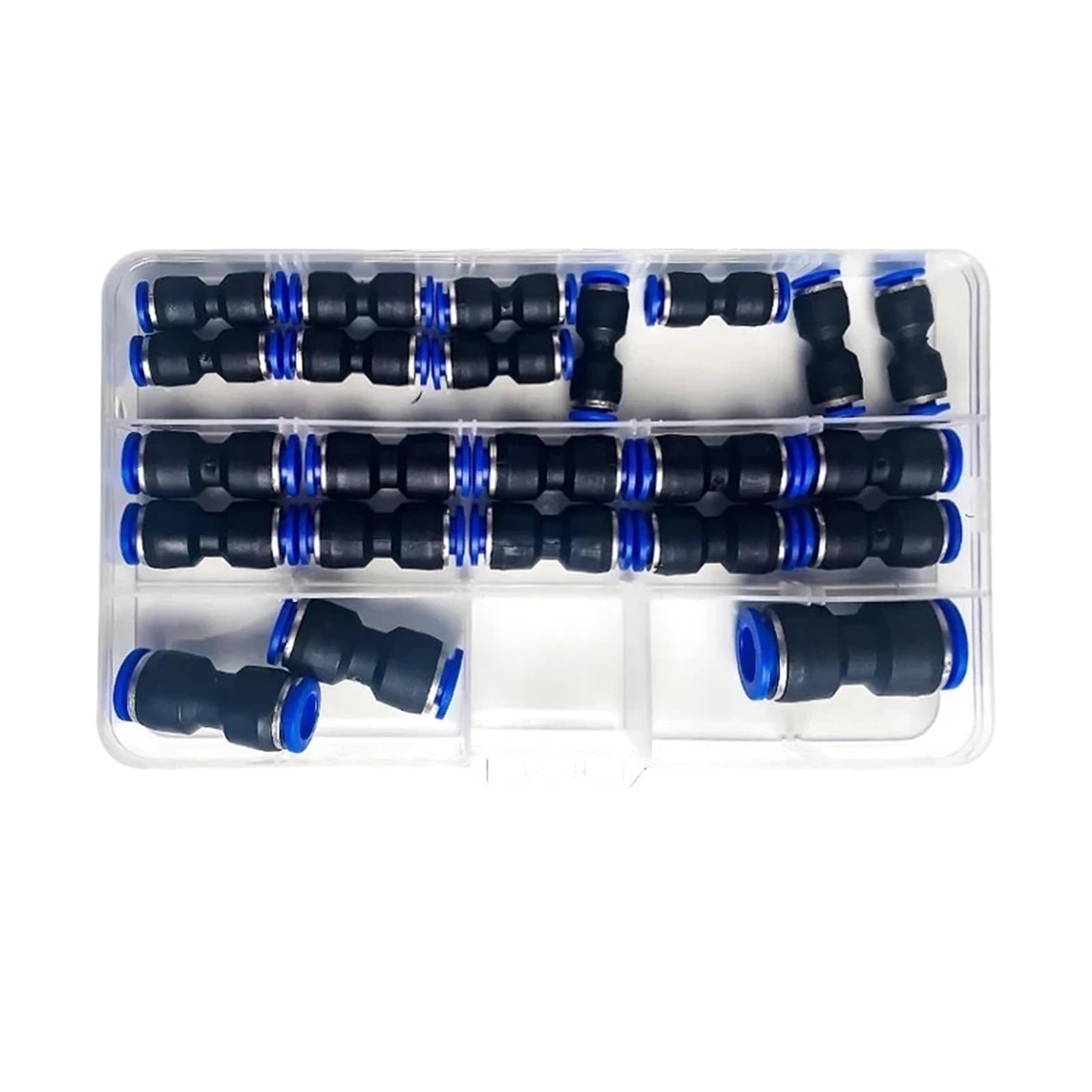 Kit de raccords pneumatiques en PU de 4, 6, 8, 10, 12 et 14 mm à déverrouillage facile par simple pression.(A kit (23pcs),5 BOXES)