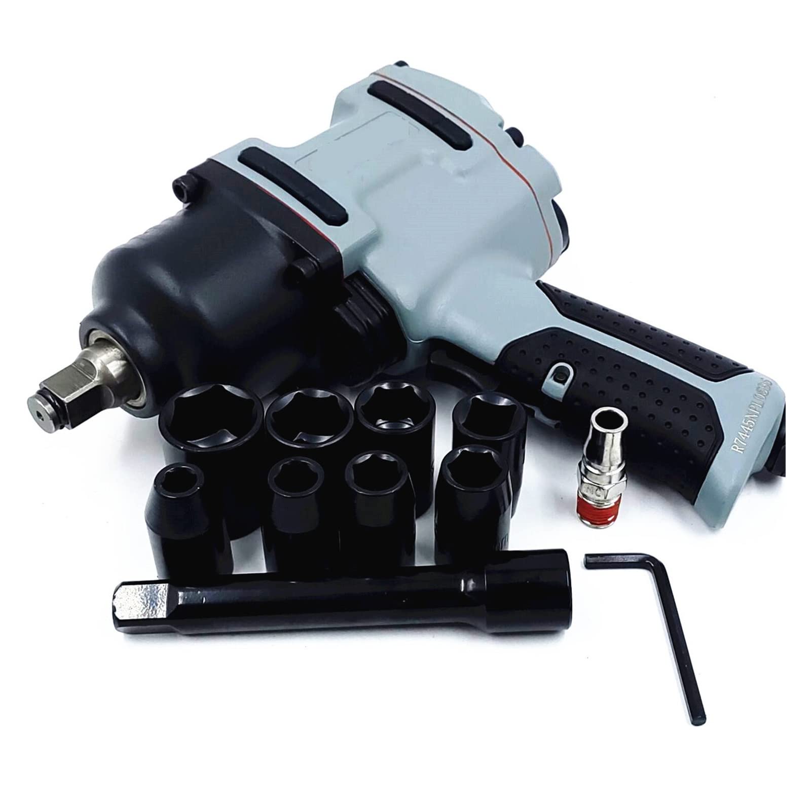 1/2quot;7445 Chiave pneumatica inglese Utensili pneumatici professionali Strumenti di riparazione automatica Kit chiavi Chiavi 680-900N.M Per uso fai da te