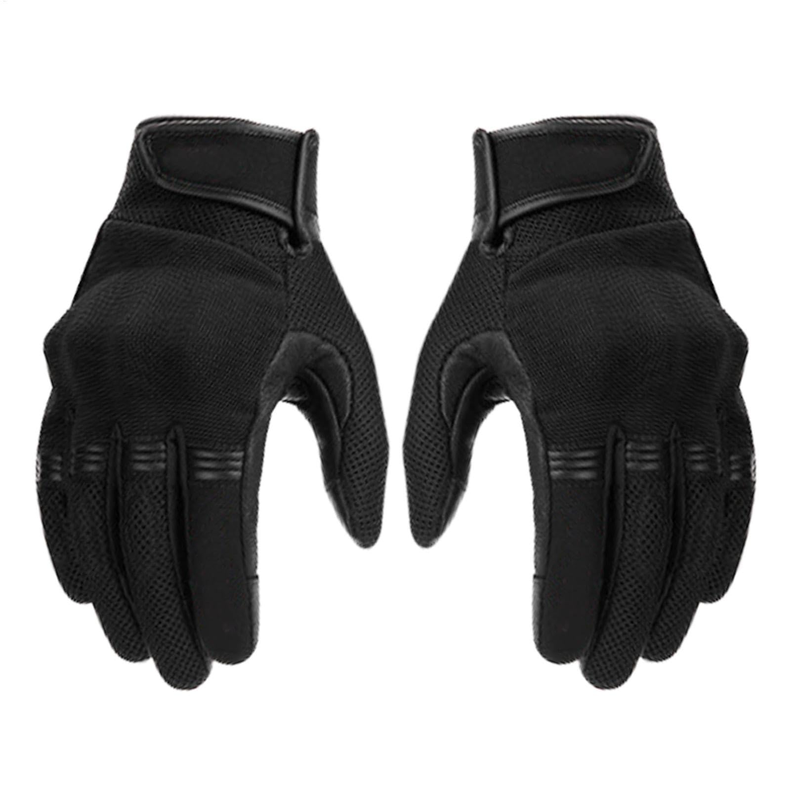 Genérico Guantes de Moto Táctiles y con amortiguación | Dedos completos Transpirable para escalada, navegación, carreras en carretera, deportes al aire libre, accesorios unisex,