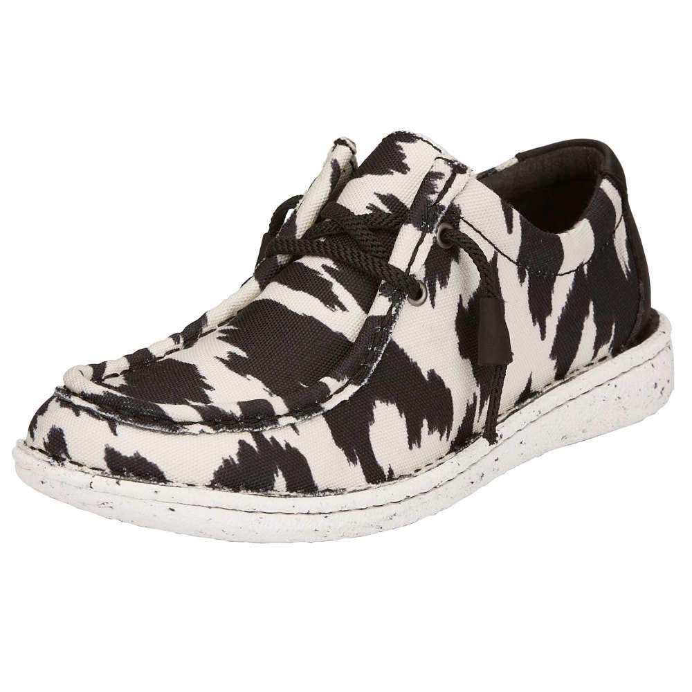 Justin Women's Hazer Moc Toe Casual Shoe, Grey - 11 M